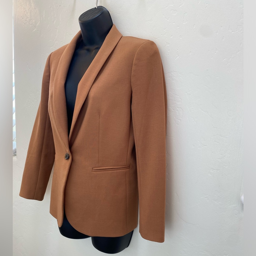J.Crew Blazer Jacket Brown Size 2 - Picture 2 of 12